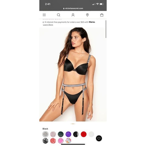 Very Sexy Shine Strap Garter Belt M/L - Picture 3 of 3